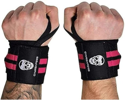 Weightlifting Wrist Wraps (IPF Approved) Professional Quality Wrist Support with Heavy Duty Thumb Loop - Best Wrap for Powerlifting Competition, Strength Training, Bodybuilding
